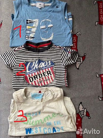 Поло, футболки, майки для мальчика 3-6лет
