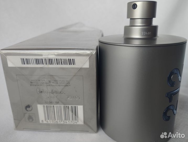 Carolina Herrera 212 men NYC оригинал проверка