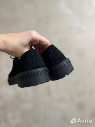 Ботинки замшевые Италия