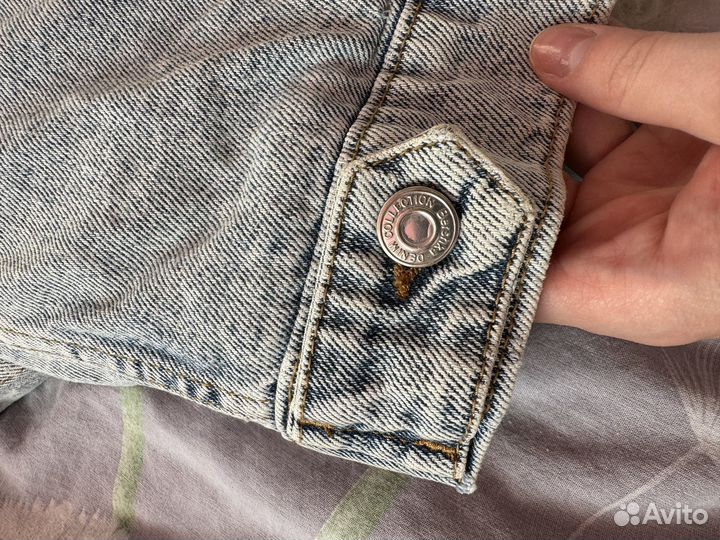 Джинсовая куртка bershka