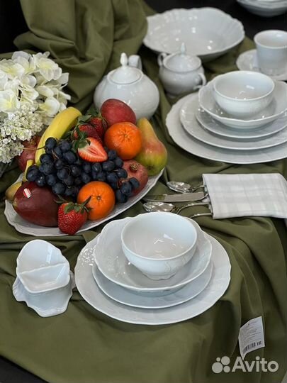 Белый без золото Фабрика Bernadotte(Бернадот)