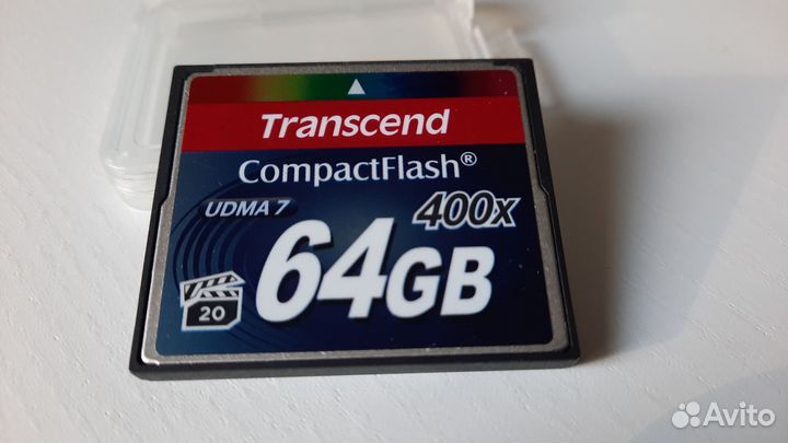 Карта памяти Transcend CF 32GB, 64GB 400x