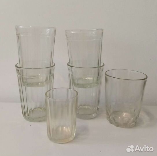 Стакан, стопка граненый СССР, клеймо