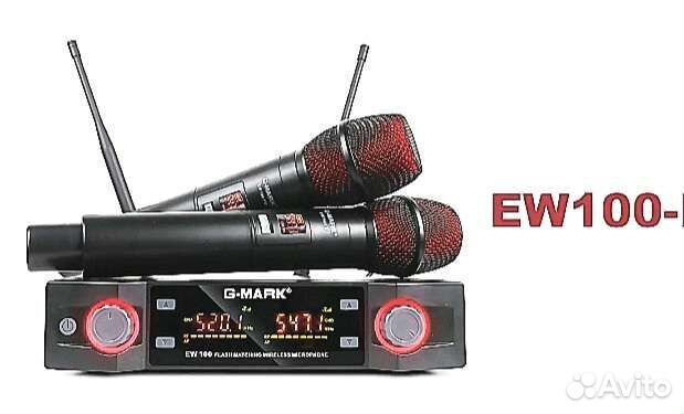 G-Mark EW100 высококач.радиосист.новая для караоке
