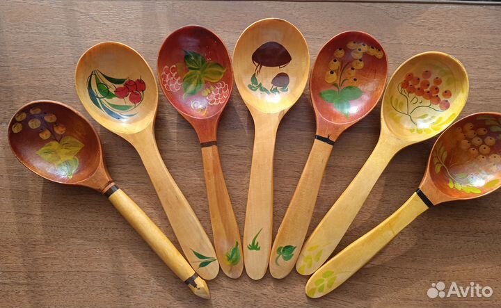 Расписные деревянные ложки