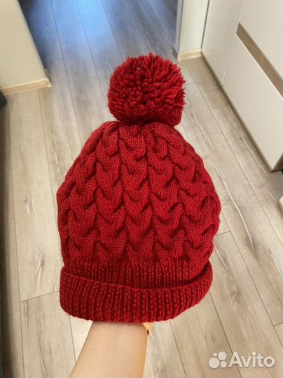Шапка женская вязаная ручная работа