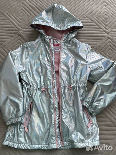 Одежда для девочки р.134, куртки, шапки и шарфы