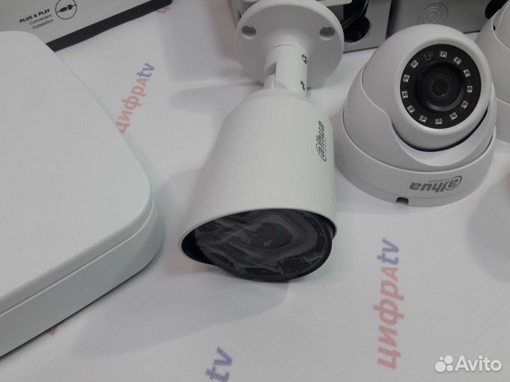 Комплект видеонаблюдения 4Мп Dahua. 8камер