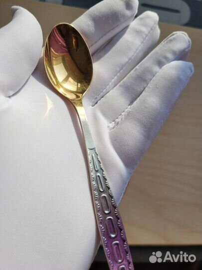 Мельхиоровые чайные ложки СССР новые