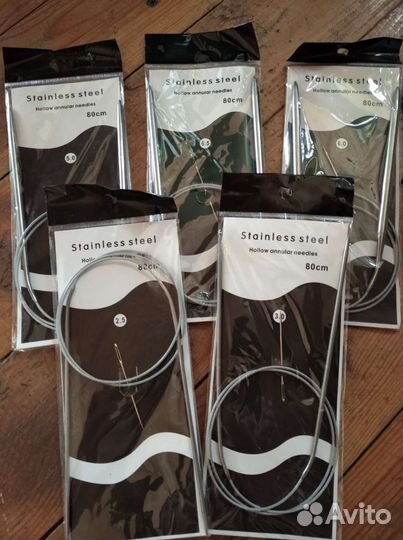 Спицы для вязания, носочные, крючки разные, Кловер