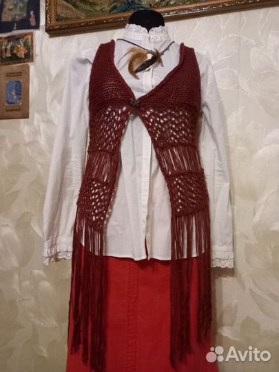 Пончо,накидка,жилет,кофта