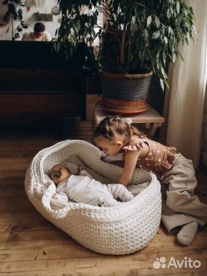 Люлька колыбель плетеная
