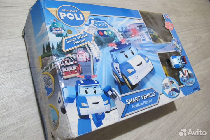 «Средний трек с Умной машинкой» Robocar Poli
