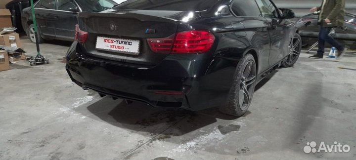Задний бампер M4+ карбон спойлер M4 BMW 4er F32