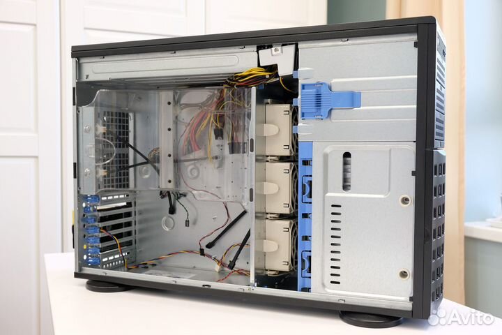 Тихий серверный корпус 4U/Tower Supermicro CSE-745
