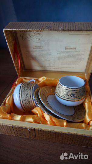 2 чайные пары Yamasen Japan Япония золото