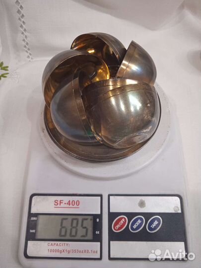 Кофейный набор из мельхиора