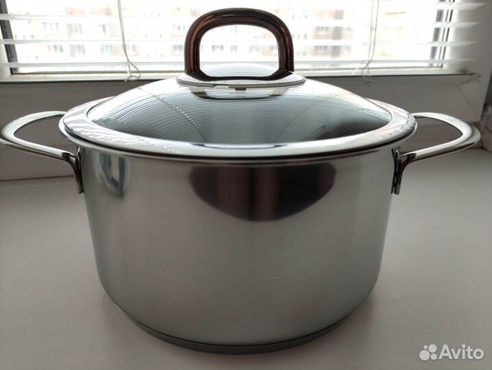 Кастрюля из нержавеющей стали Kukmara новая