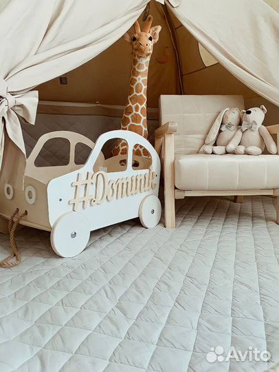 Детский мягкий диванчик и кресло