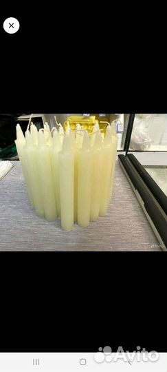 Свечи парафиновые