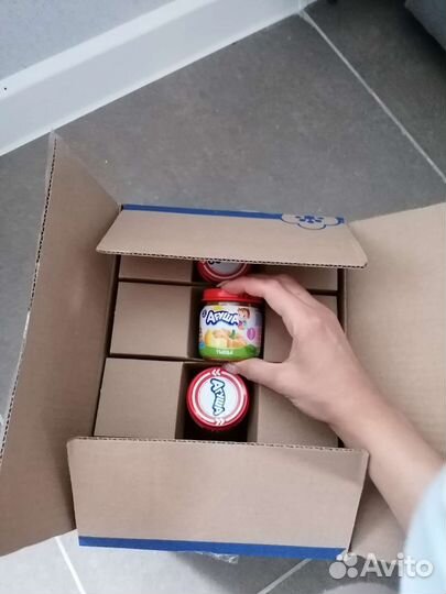 Детское питание пюре овощное/фруктовое