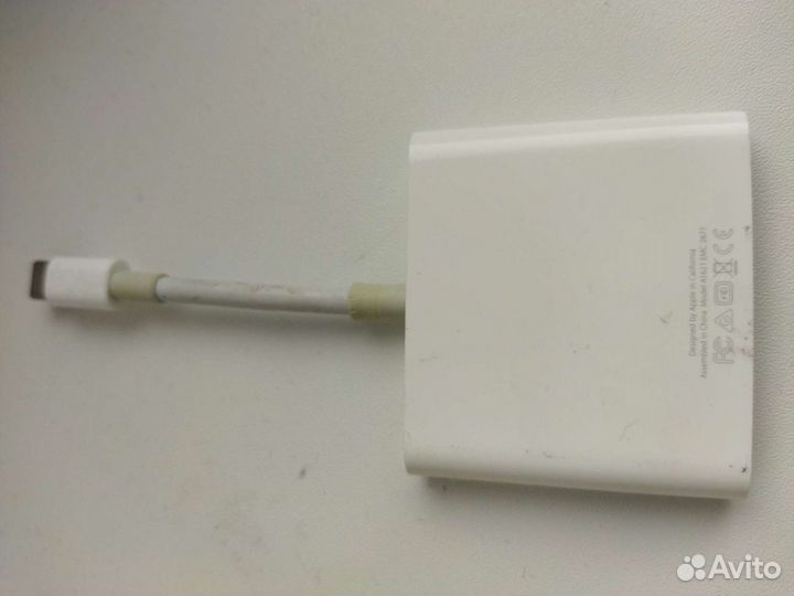 Многопортовый цифровой AV-адаптер Apple USB-C