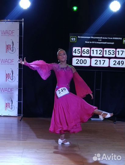 Платье для спортивных бальных танцев