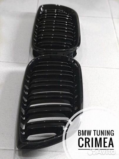 Решётки радиатора (Ноздри) бмв е46 рест дорест