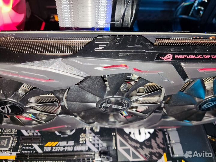 Видеокарта gtx 1060 6gb asus strix