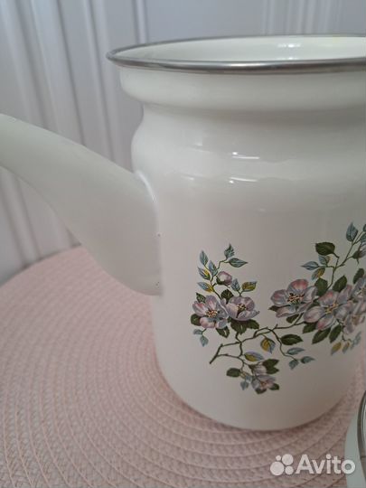 Кофейник эмалированный СССР