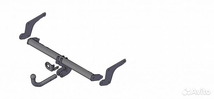 Фаркоп Renault Kaptur (2WD,4WD) с 2016г.в