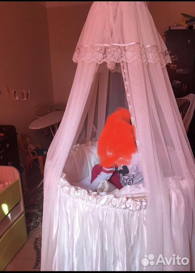 Детская кроватка трансформер с матрасами