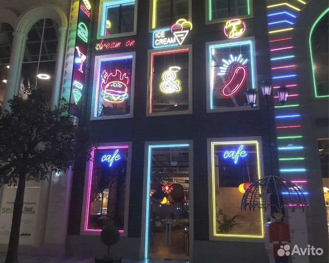 Объемные световые буквы, вывески