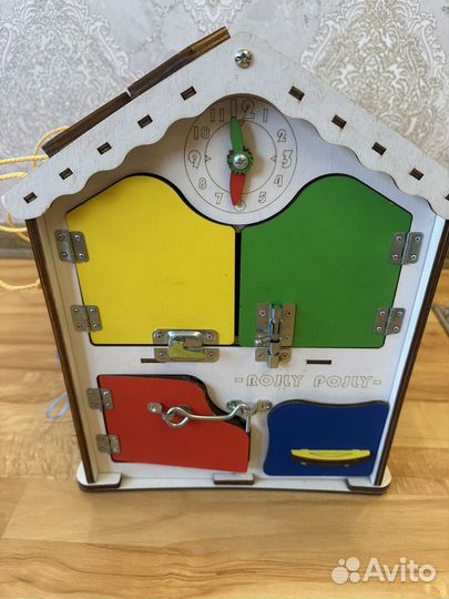 Бизиборд домик со светом