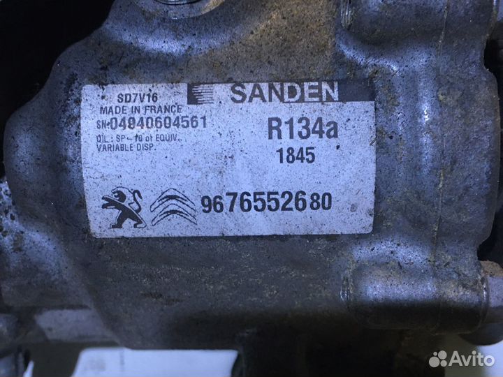 Компрессор кондиционера Пежо боксёр 3