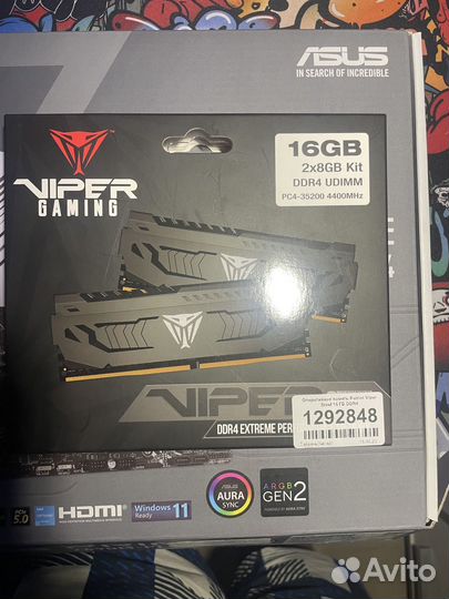 Asus z690m d4+ опера viper 4400mhz