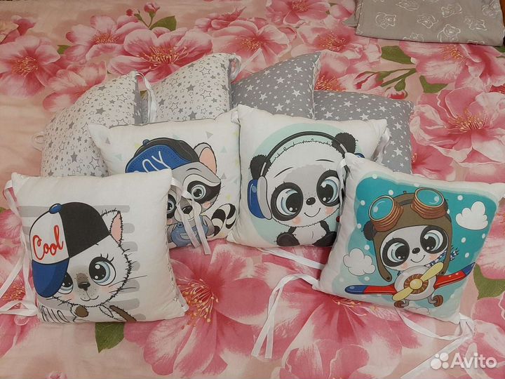 Бортики подушки