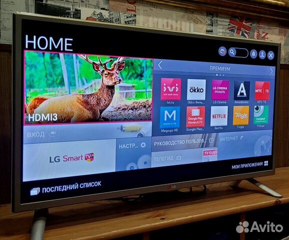 LG 3D LED SmartTV T-2 тюнер 32d (82 см)