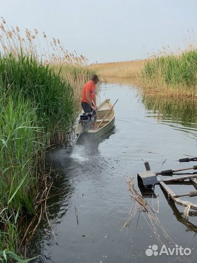 Болотоход со сьемной длинной ногой