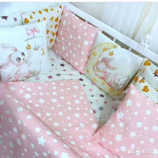 Бортики в детскую кроватку. Смотрите ленту