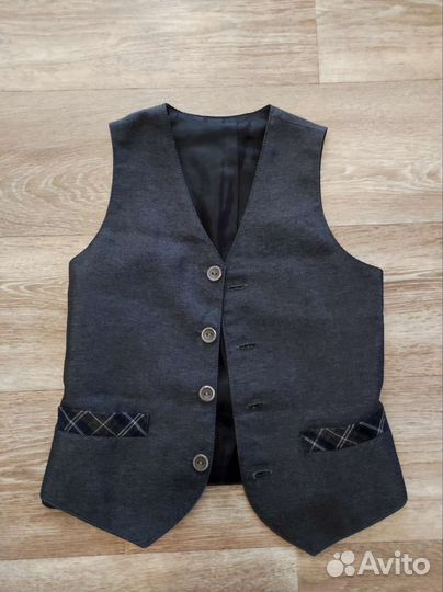 Школьная форма для мальчика 128 серая