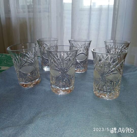 Хрустальные рюмки СССР