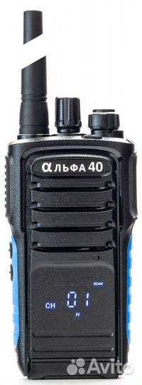 Рация ударопрочный дисплей Альфа 40