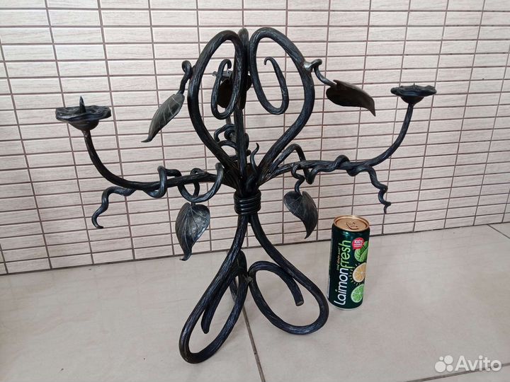 Подсвечник кованный