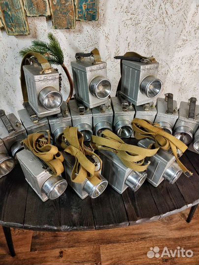 Фонарь СССР с ручкой и ремнём