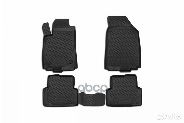Коврики в салон chevrolet Aveo, 2012, 4 шт