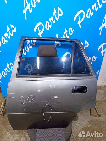 Део Нексия дверь задняя левая серая