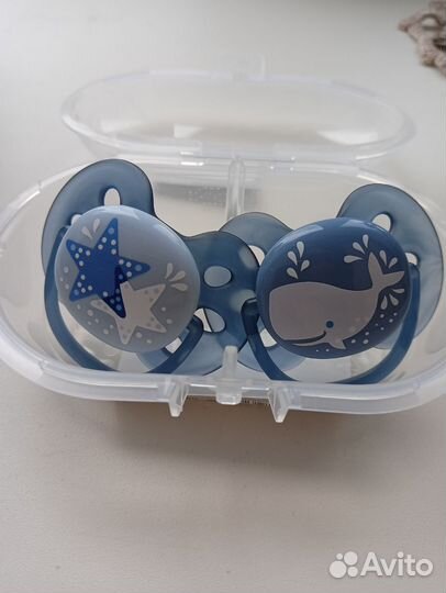 Пустышка philips avent 6-18мес(2шт)