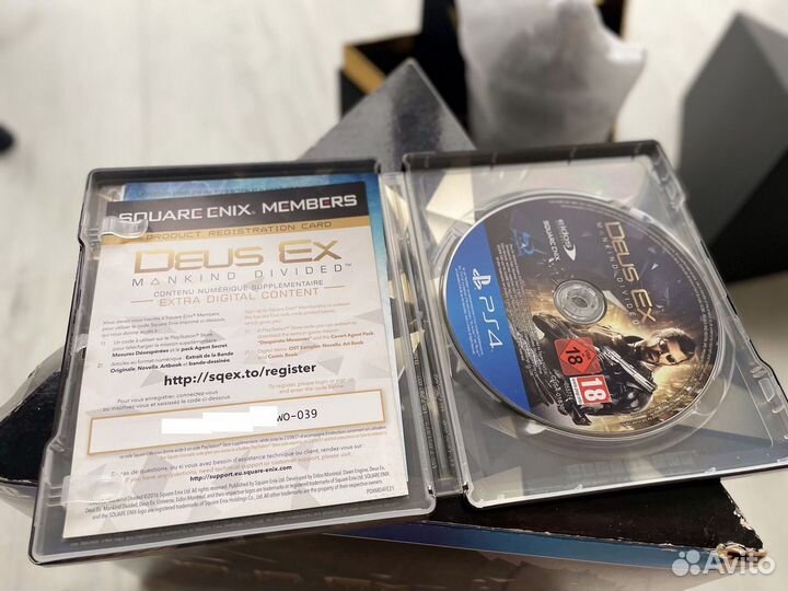 DeusEx Mankind Divided Collectors Edition игра PS4