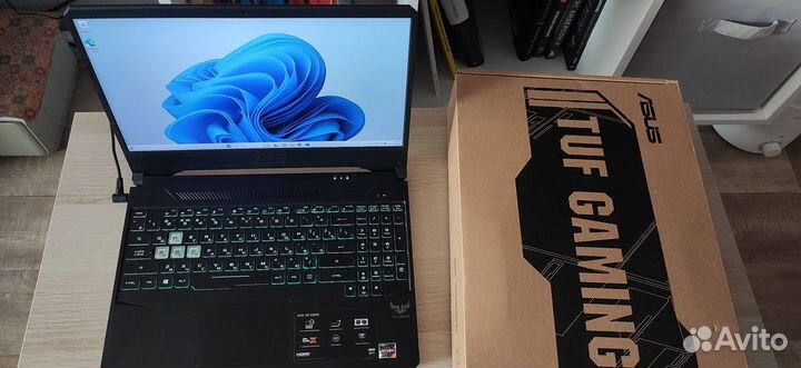 Игровой ноутбук asus TUF gaming fx 505D. 32 gb